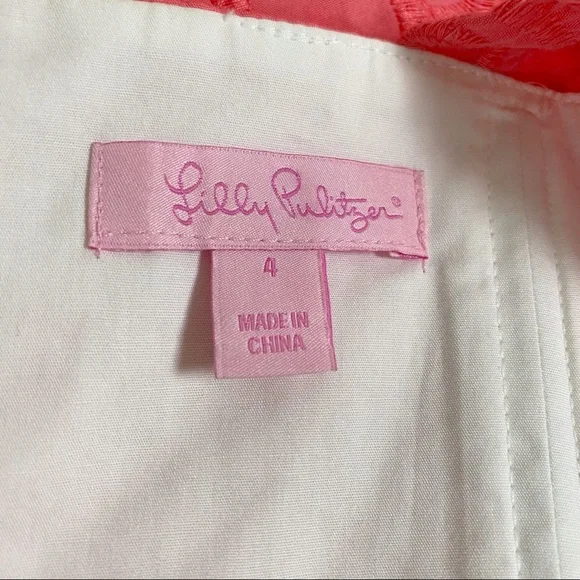 Lilly Pulitzer SARAFINA pink salmon ruffle dress - Picture 7 of 8